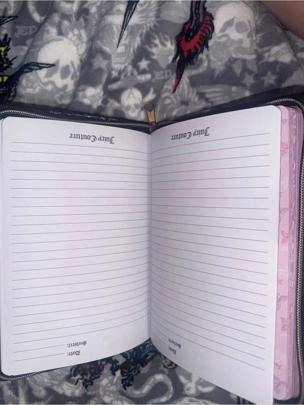 Juicy Couture Pink 18-Month Planner with Gold Crown Pen
